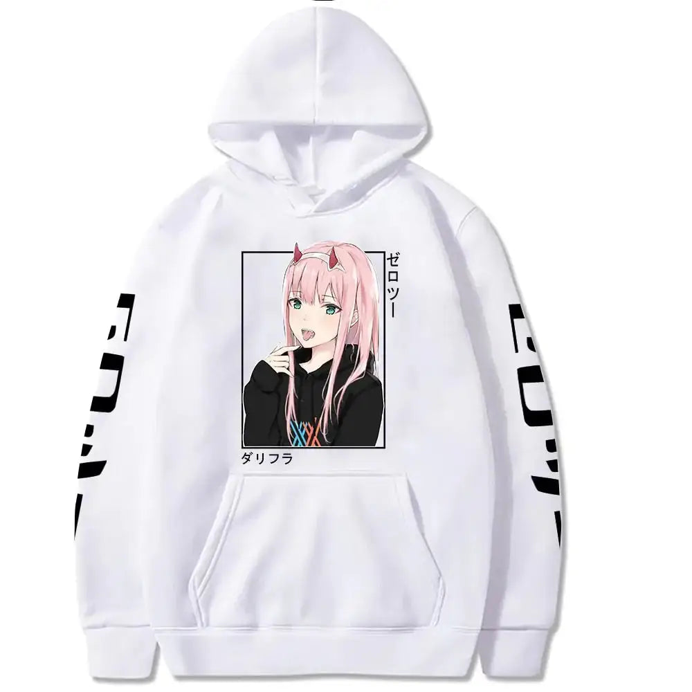"Anime Darling In The Franxx Zero Two Hoodie" 