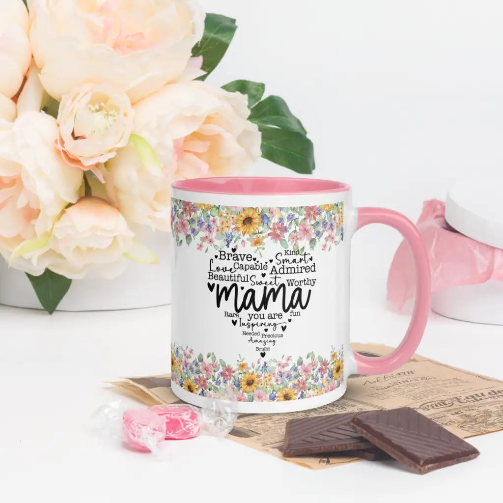 "Spring Floral Mug - Perfect for Mom" Printful