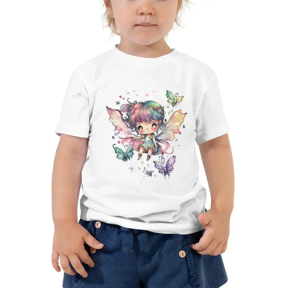 Happy Fairy Girls Toddler Shirt printful