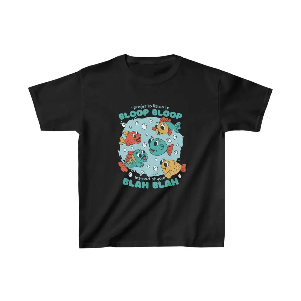 Kid's Bloop Bloop Fish T-Shirt printify