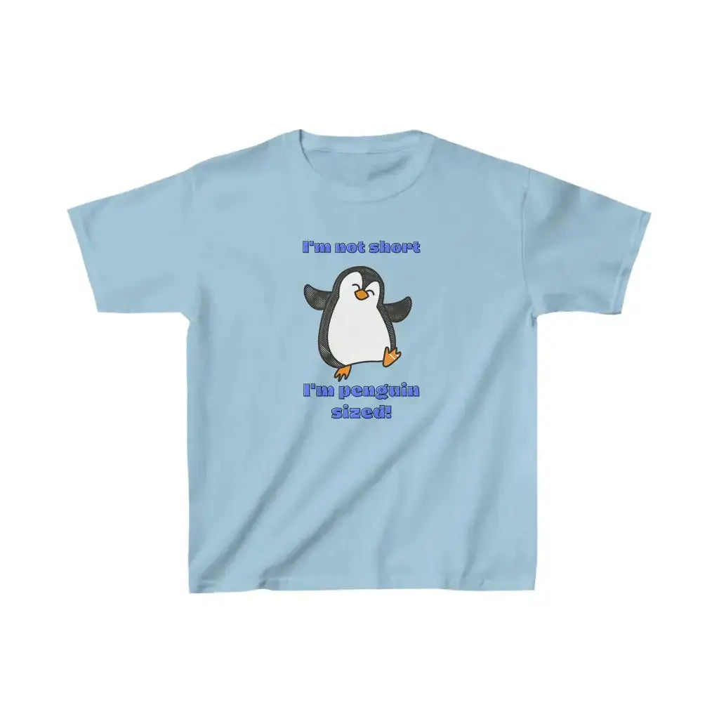 Kid's "I'm Penguin Sized!" T-Shirt printify