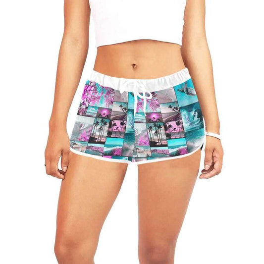 Uneek Designs Women's Maui Paradise Candy Shorts inkedjoy