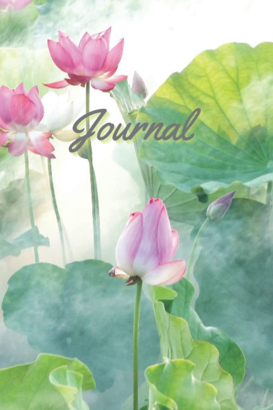 Pink Lotus Notebook: 6x9 inches|120 pages| Softcover| Lined|