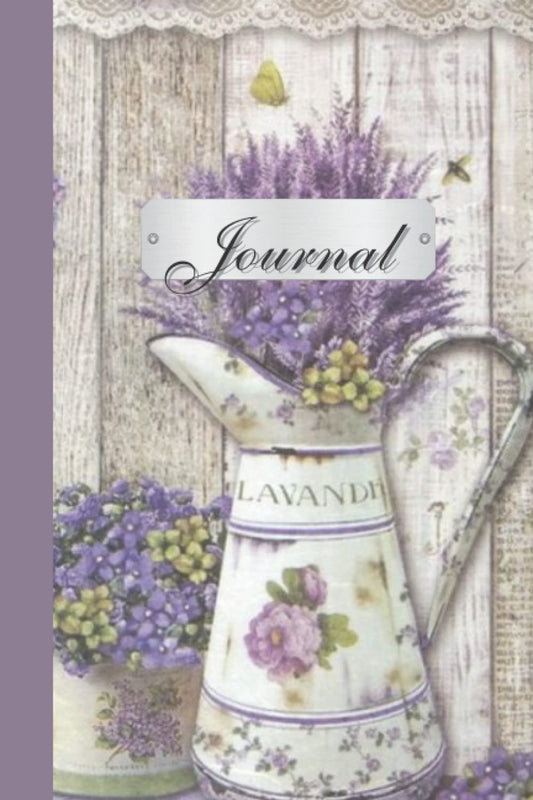Lavenders Journal: Lavender printed softcover| 120 pages| lined